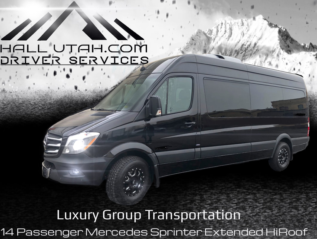 Book A Luxury Mercedes Passenger Van To & From Airport Including All Cities In Utah.