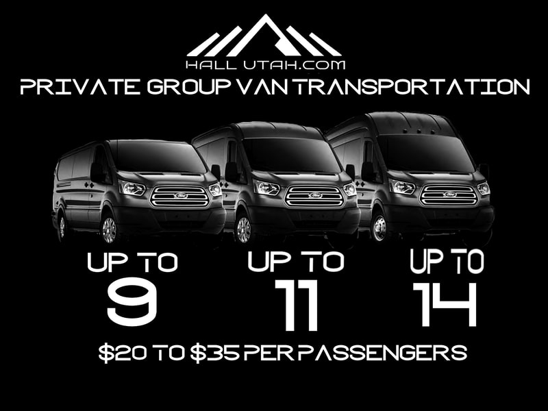 Private Group Transportation To & From Park City Utah 